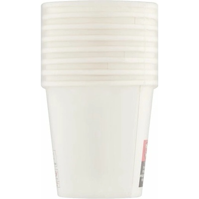 Decorata Biele papierové poháre 80 ml