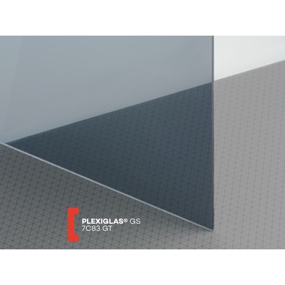 Röhm Plexiglas GS 8 mm 7C83 propustnost 21% 1520 x 2030 mm šedé 1 ks