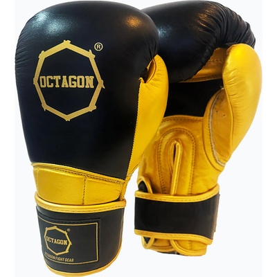 Octagon Боксови ръкавици Octagon Prince черни/златни