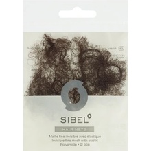 Sibel Sieťka na účes FINE - 2 ks - hnedá