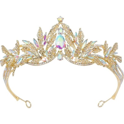 Naishide Jewelry slavnostní korunka Diadém do vlasů s AB krystaly