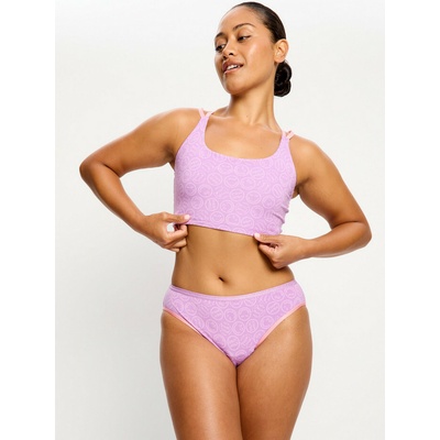 Modibodi Smileyworld X Back Tank Violet horný diel PMSXBTV