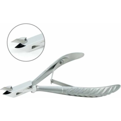 Lexwo Profesionálne kliešte na kožičku strieborné 3 mm 138