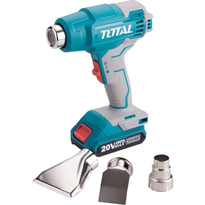 TOTAL Pistole horkovzdušná AKU, 20V Li-ion, 2000mAh, industrial, bez baterie a nabíječky EXTTBLI2002