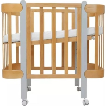 Ingvart Трансформиращо Легло 5в1 Nika 60x95/60x120см Натур + Сив Ingvart (I-2701132)