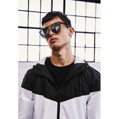 Urban Classics Мъжко спортно яке Urban Classics в черно и бялоUB-TB2107-00050 - Черен, размер L