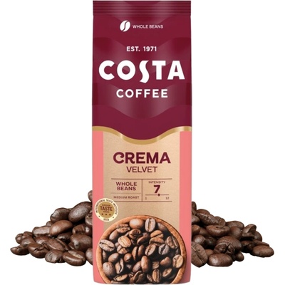 Costa Caffe Crema Velvet MEDIUM Печено кафе на зърна 1 кг
