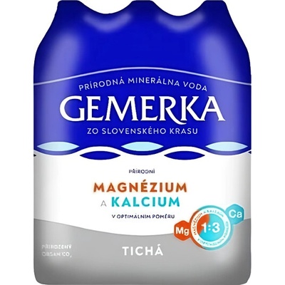 Gemerka Mg a Ca minerálna voda tichá 6 x 1,5 l