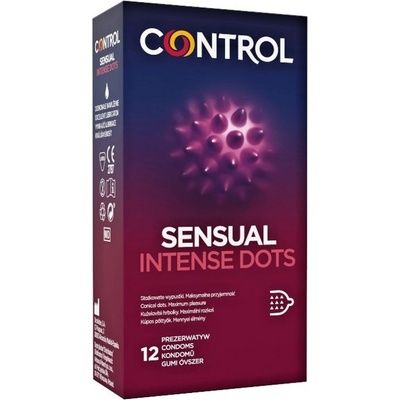 Control Sensual Intense Dots 12 ks