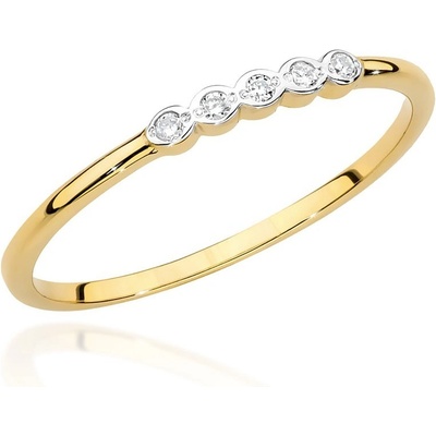 Adanito zlatý prsten s brilianty SLRBC 038