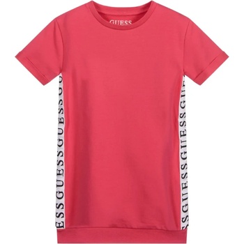 Guess Трикотажна рокля с надписи отстрани Guess