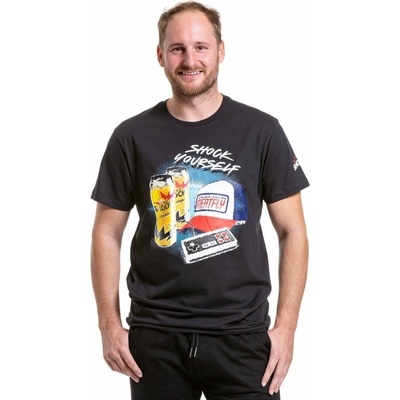 Meatfly мъжка тениска Big Shock 8Bit Black | Черна | Размер Meatfly | Cheren | МЪЖЕ | L