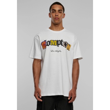 Mister Tee Тениска Compton L. A. Oversize Tee white XXLUB-MT2459-00220 - Тъмносив, размер 4XL