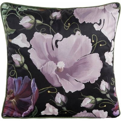 Takoy VELVET zo zamatu zdobená potlačou kvetov a elegantnou lemovkou na okrajoch-HF-452374 45 x 45 cm