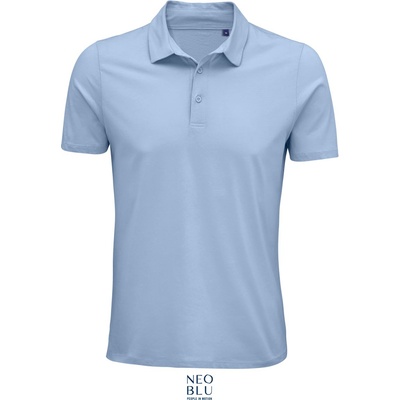 Neoblu 3572 OCTAVE MEN / Мъжка поло тениска от джърси - нежно синя L (243572l7103)