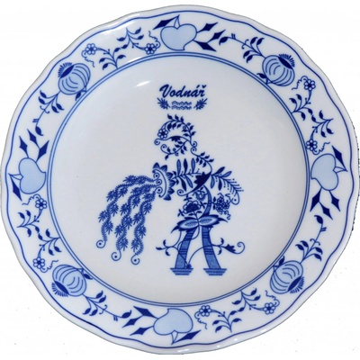 Cibulák Talíř zvěrokruh horoskop VODNÁŘ 24cm Originál Český porcelán Dubí