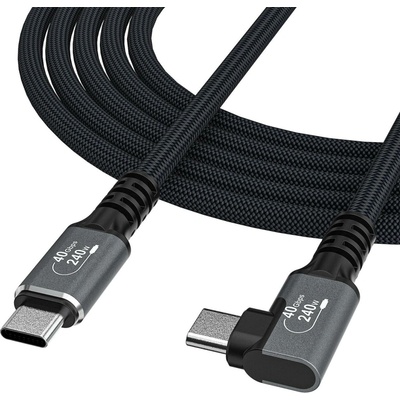 Wozinsky WPS3-UY41S USB4 USB-C – USB-C 40 Gb/s 240W 1m černý