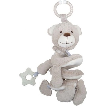 Image 1 of Bigjigs Toys - Мека дрънкалка спирала - Меченце