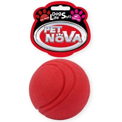 PET NOVA DOG LIFE STYLE Tenisová loptička červená 5 cm