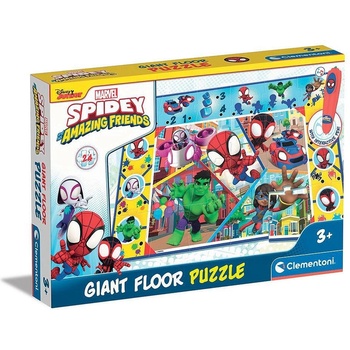 Clementoni 24ч. Гигантски Пъзел за Под Spider-Man (1012344F)
