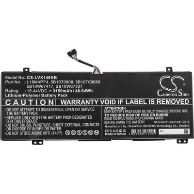 Cameron Sino Батерия за лаптоп LENOVO L18M4PF4 Xiaoxin Air 14 2019, Ideapad S540-14IWL 15, 44V 3150mAh CAMERON SINO (CS-LVX140NB)