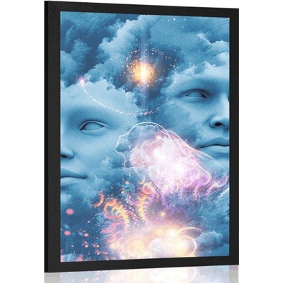 Plakát virtuální mysl - 30x45 silver
