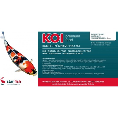 Star-Fish KOI Premium Food 3 kg