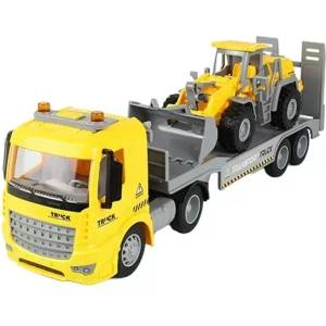 Man Yuk Toys Комплект играчки - автовоз и строителни машини (py8812a)