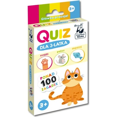 Quiz dla 3-latka Kapitan Nauka