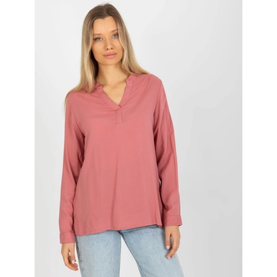 Blouse-D73761M11081A-dark pink