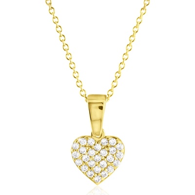 Gemmax Zlatý řetízek se srdíčkem GLSYB-33431-36261