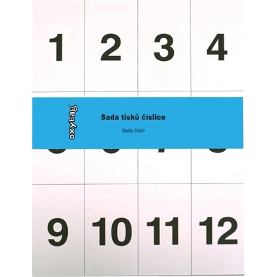Oxybag Sada tisků číslic – Zboží Dáma