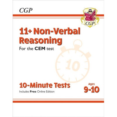 New 11+ CEM 10-Minute Tests: Non-Verbal Reasoning - Ages 9-10 (with Online Edition) (CGP Books)(Paperback / softback)