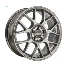 BBS XR 8x18 5x112 ET37 platinum silver