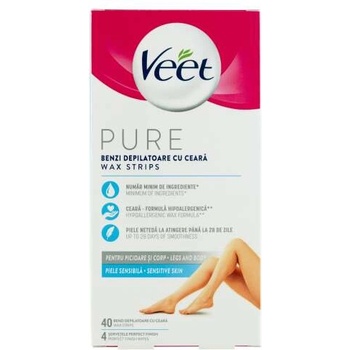 Veet Pure Cold Resin Strips за чувствителна кожа 40бр (5997321774510)