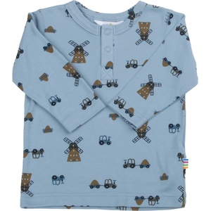 Joha Детско ежедневно термо бельо Joha Kid's 16235 Blouse Longsleeve - Blue Wind Mill - размер 50 (EU) (714-1361-0111)