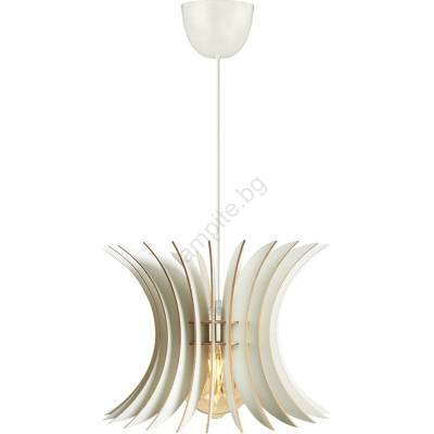 ASIR GROUP Пендел 1xE27/60W/230V бял Ø 20 см (AS0395)