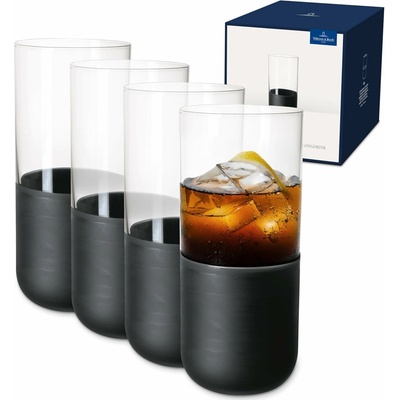 Villeroy & Boch Poháre na longdrink, Manufacture Rock 4 x 300 ml