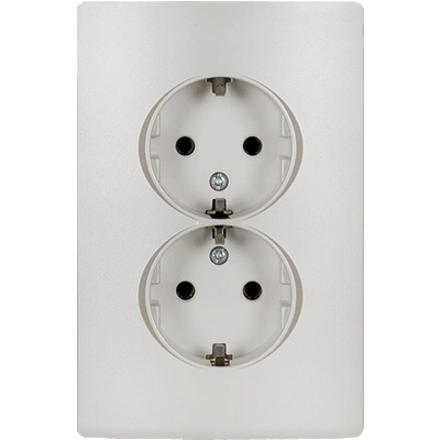 ELMARK Rhyme ДbОЕН КОНТАКТ ШУКО БЯЛ МЕТАЛИК (11371)