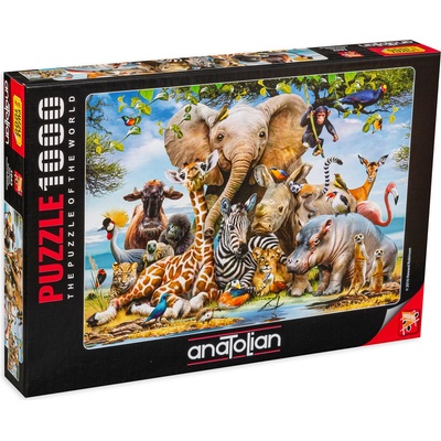 Anatolian Пъзел Anatolian от 1000 части - Усмивки от Африка, Хауърд Робинсън (P1043)