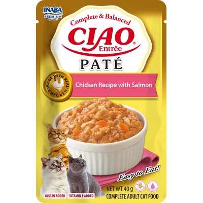 Churu Cat Entrée Paté Chicken Recipe with Salmon 40 g