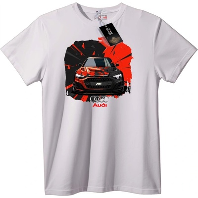 NOONEBRAND Тениска с дизайн на Audi A3 - L, Black