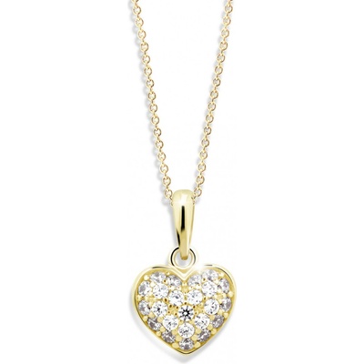 Cutie Jewellery Zlatý prívesok srdiečko Z6307 2409Z