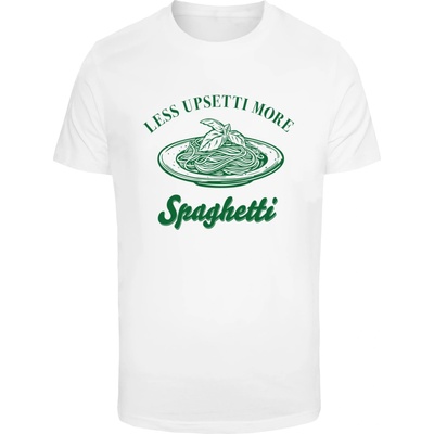 Mister Tee Тениска Upsetti Spaghetti Tee white XXLUB-MT3296-00220 - Тъмносив, размер L