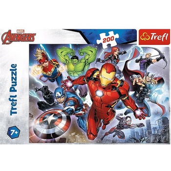 Image 1 of Trefl - Puzzle Brave Avengers - 200 piese