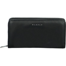 MaxFly Trendy dámská koženková peněženka Gelbert černá