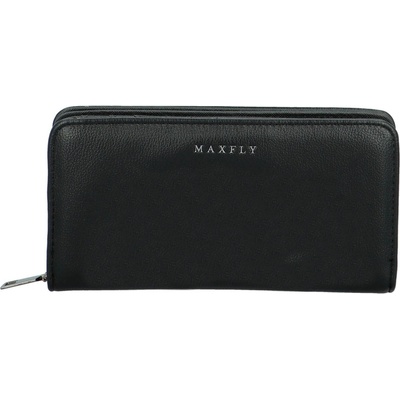 MaxFly Trendy dámská koženková peněženka Gelbert černá
