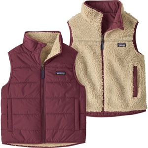 Patagonia Детски поларен елек Patagonia Kid's Reversible Ready Freddy Vest Fleece vest - Berry Fig - размер M (703-6213-0313)