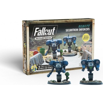 Modiphius Fallout: Wasteland Warfare Robots: Securitron Enforcers EN