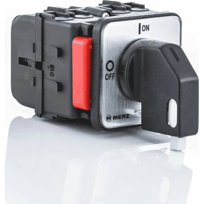 PCE Vačkový spínač 0-1 3P 16A IP55 pro zapuštěnou instalaci ML016.3-TB/RG2